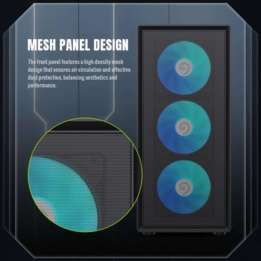 Корпус для компютера ATX W/O PSU STORM 2 AB GAMEMAX на малюнкі №10