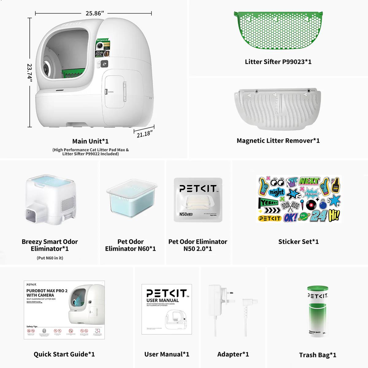 Смарт лоток PETKIT PUROBOT MAX PRO 2 P9904 на малюнкі №14