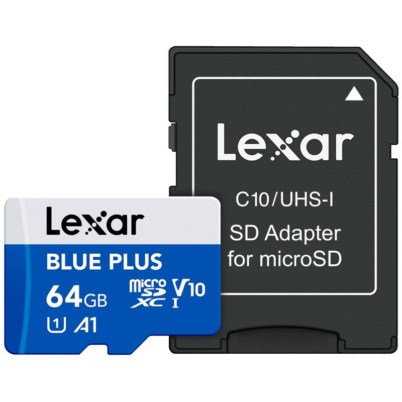 MEMORY MICRO SDXC 64GB UHS-I/W/A LMSBLPL064 G-BNANG LEXAR