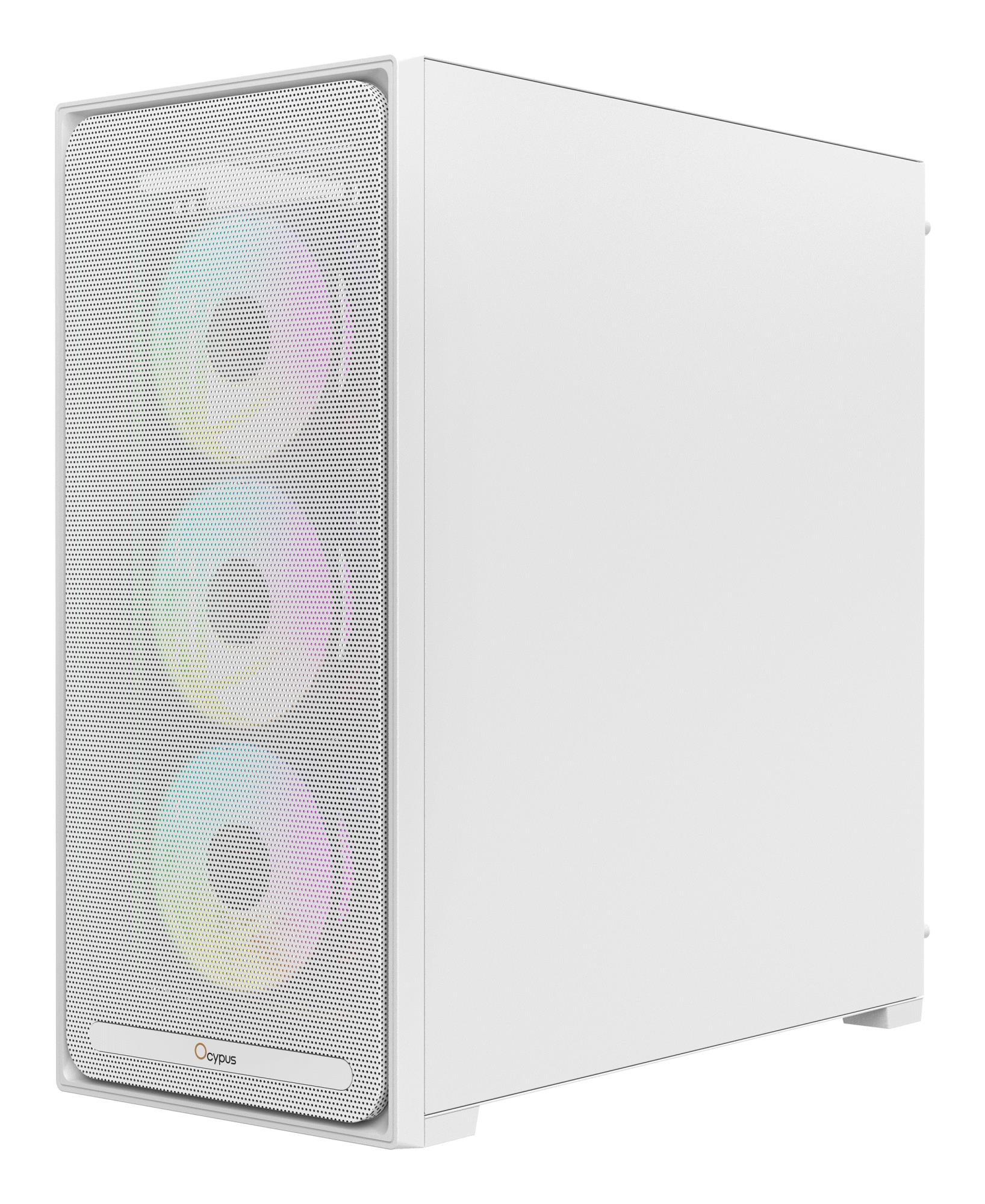 Корпус для компютера ATX W/O PSU DELTA C70 WH ARGB (DELTA-C70-WHG400XX-GL) OCYPUS на малюнкі №4