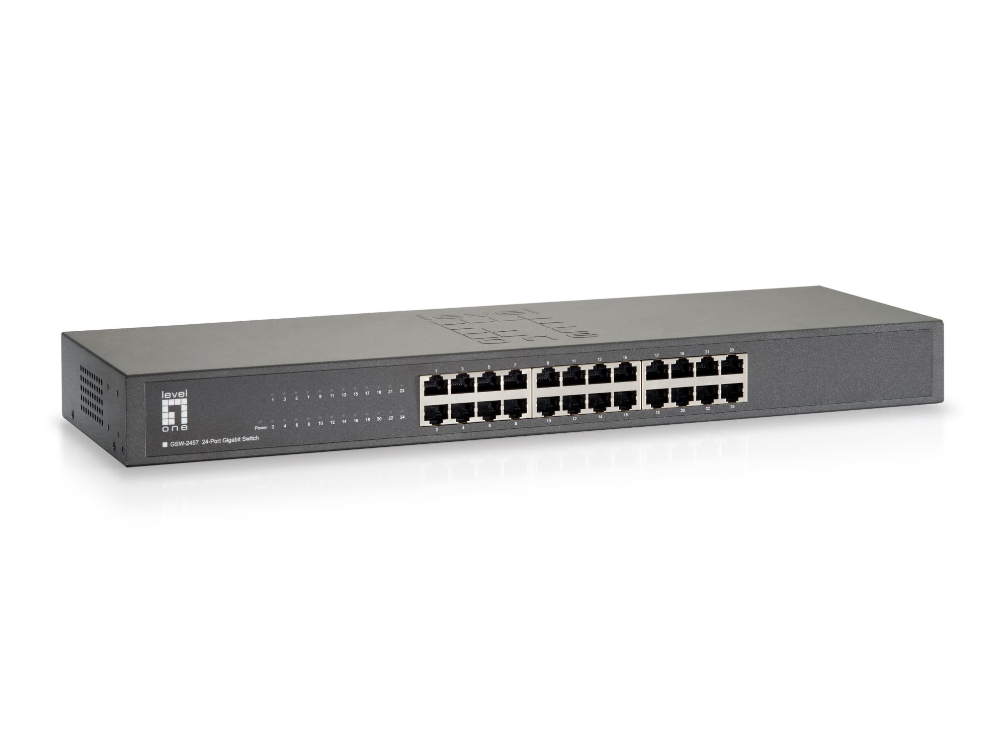 Net Switch 24PORT 10/100/1000M/GSW-2457 Levelone