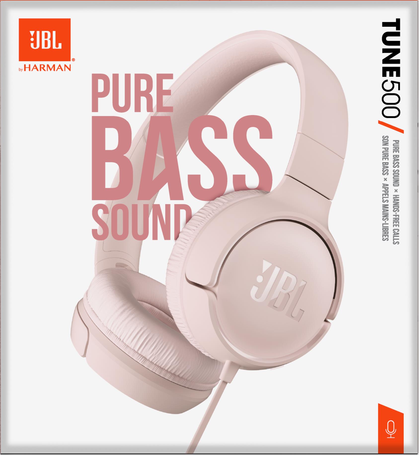 Гарнітура T500 PINK JBL JBLT500PIK дивитися зображення № 7
