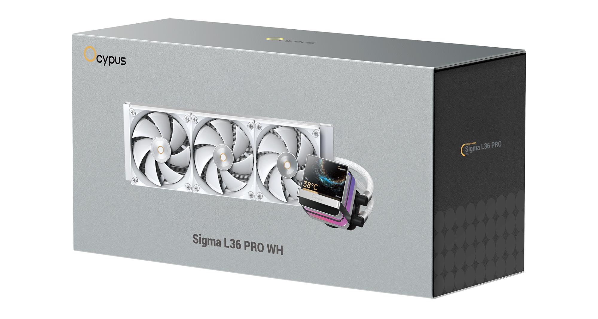 Система рідинного охолодження для компютерного процесора SIGMA L36 PRO WH (SIGMA-L36-WH3ANWL00P-GL) OCYPUS на малюнкі №7