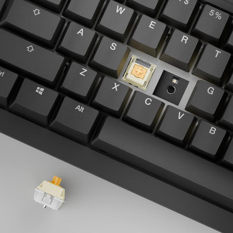 Клавіатура бездротова Ducky One X Mini(60%)  магнітні перемикачі, чорний на малюнкі №5