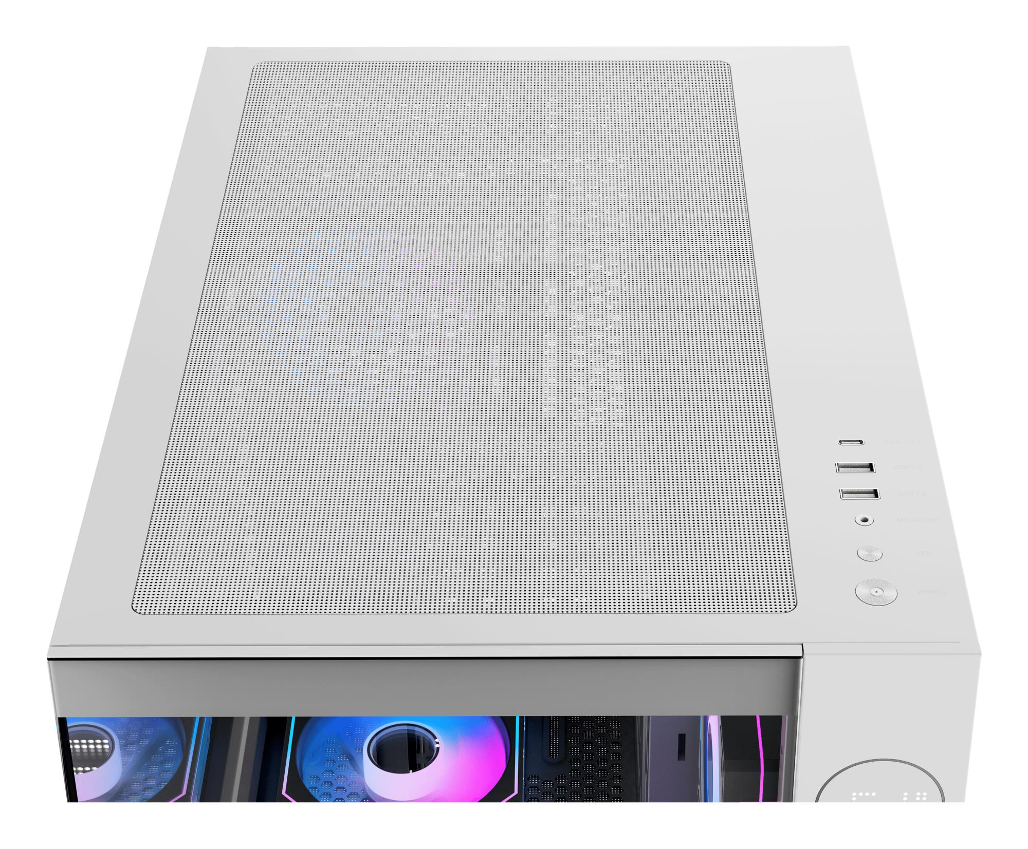 Корпус для компютера ATX W/O PSU IOTA C70 WH ARGB (IOTA-C70-WHD600XX-GL) OCYPUS на малюнкі №8