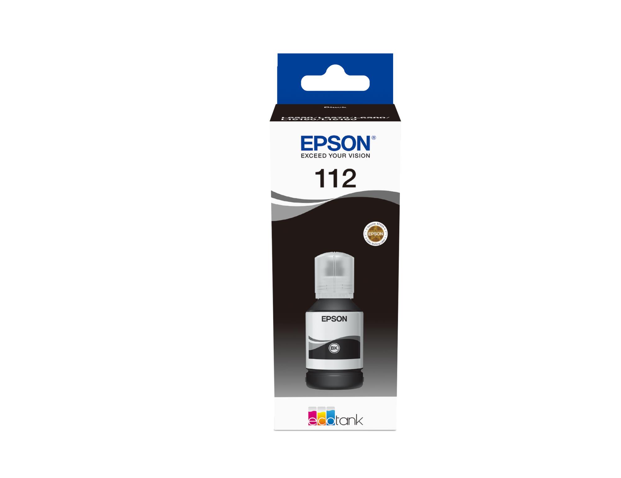 Ink Bottle Black 112 127ML/Ecotank C13T06C14A Epson