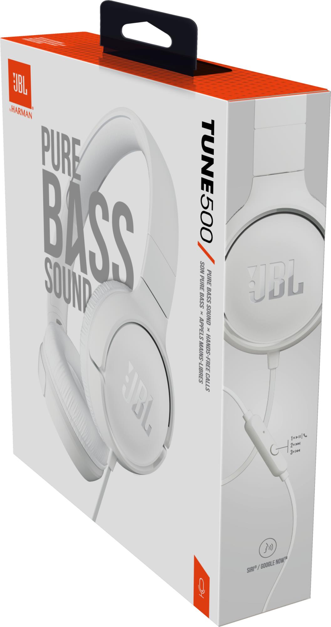 Гарнітура T500 WHITE JBL JBLT500WHT дивитися зображення № 7