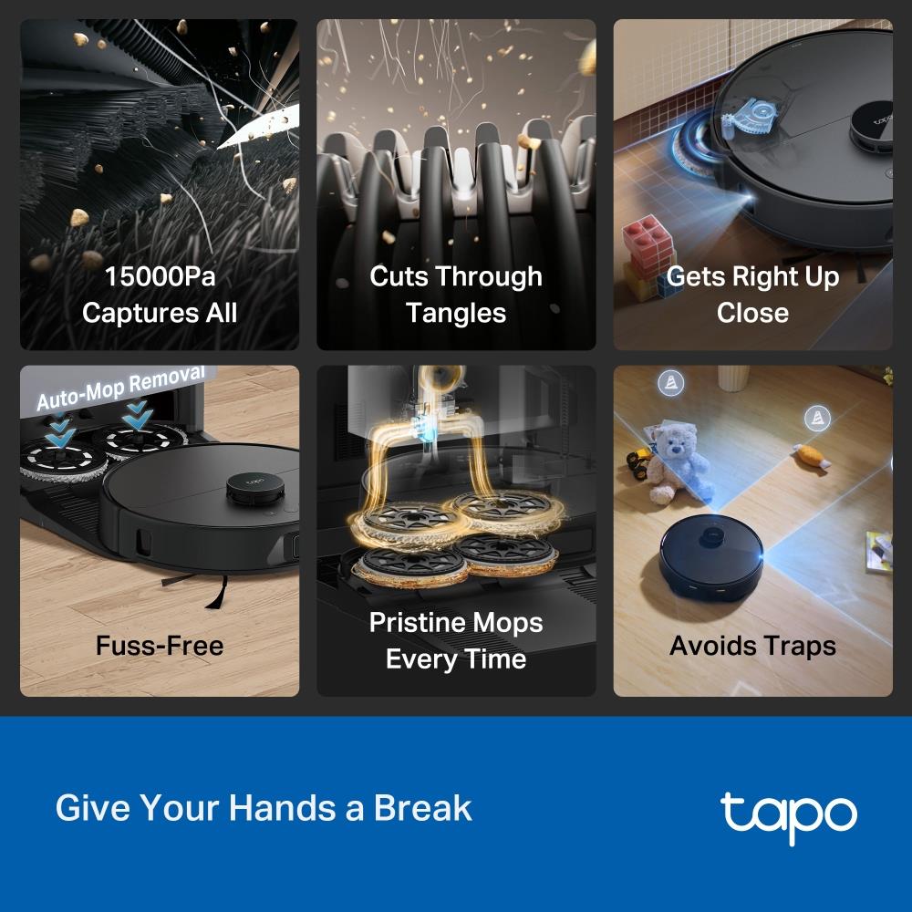 Робот-пилосос, Tapo RV50 Pro Omni TP-LINK на малюнкі №5