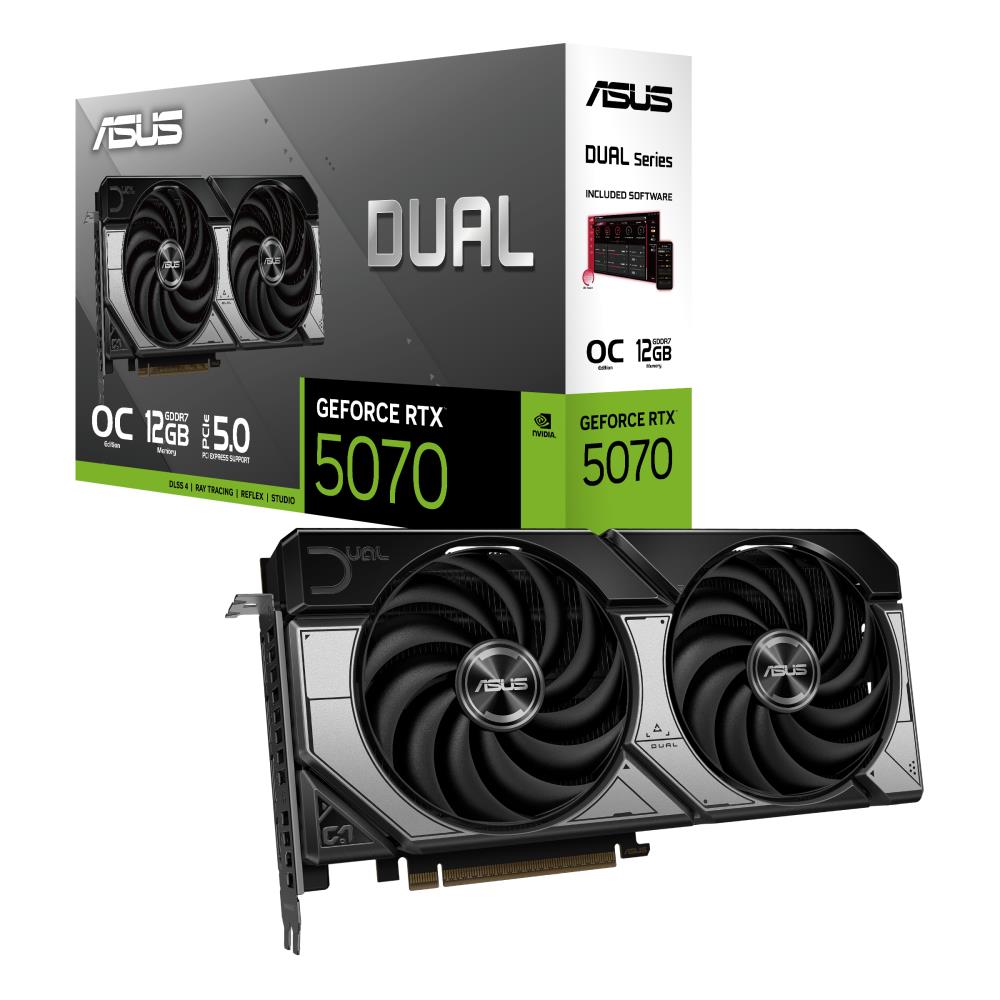 ASUS NVIDIA Ge Force RTX 5070 12 GB GDDR7 192 bit PCIE 5.0 1...