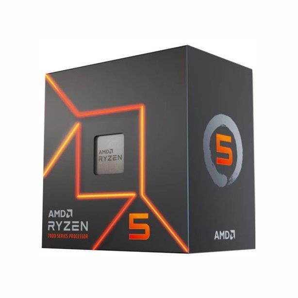 CPU | AMD | Desktop | Ryzen 5 | 7600 | Raphael AM5 | 3800 MHz | Cores 6 | 32MB | Socket SAM5 | 65 Watts | GPU Radeon | BOX | 100-100001015BOX
