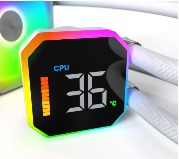 Система охолодження для комп’ютерного процесора MULTI SOCKET WHITE HYPERFLOW DIGITAL 360 MONTECH на малюнкі №5