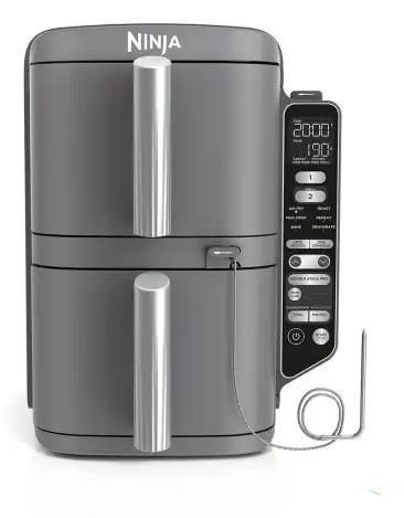 Мультипечь Ninja Double Stack XL 2-Level Hot Air Fryer 9,5 л with Smart Cook System SL451EU на картинке №1