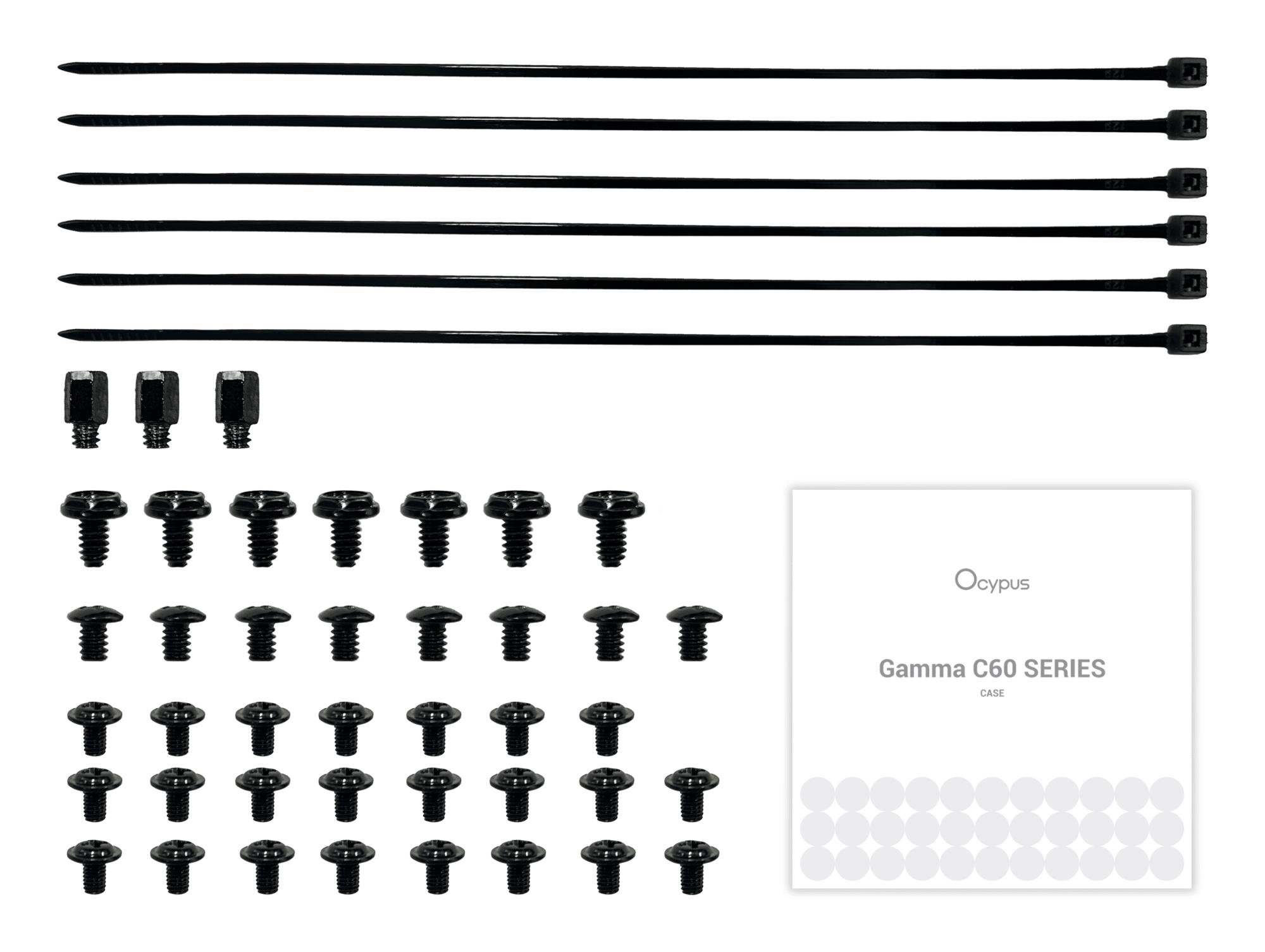 Корпус для компютера ATX W/O PSU GAMMA C60 BK (GAMMA-C60-BKG000XX-GL) OCYPUS на малюнкі №10