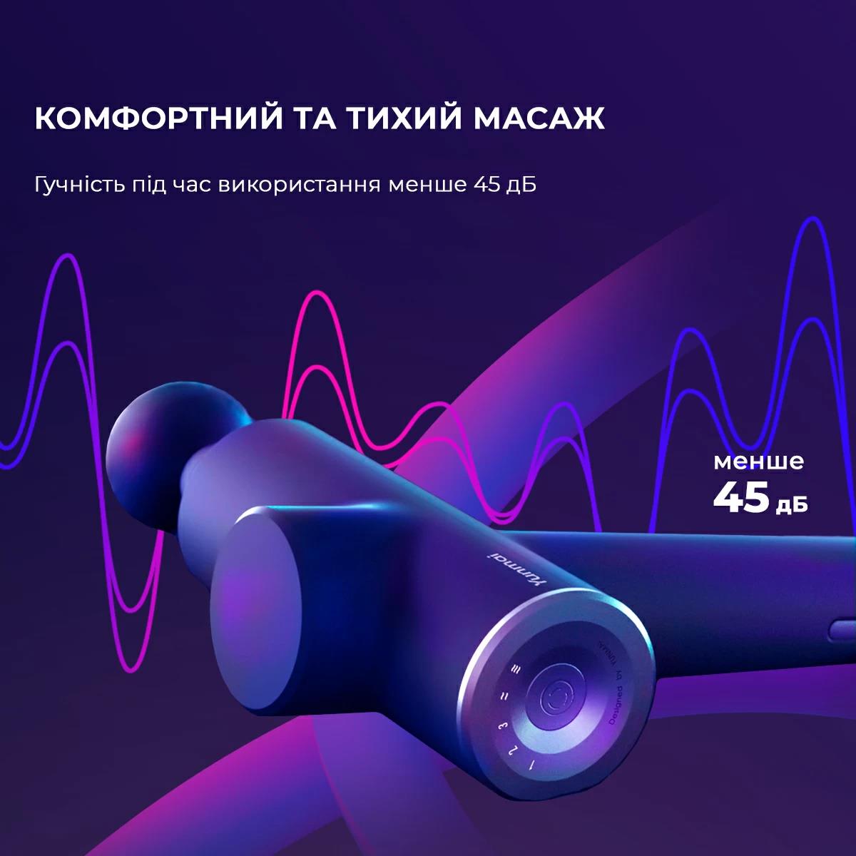 Масажер YUNMAI Massage Gun Prime 2 YMFG-M418 (Чорний) дивитися зображення № 3