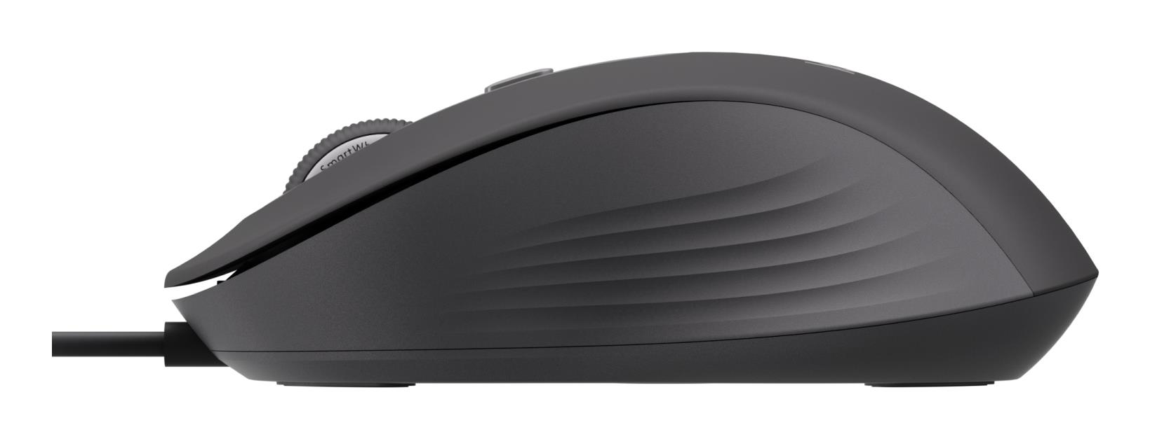 Маніпулятор миша дротова LOGITECH Signature M520 Wired Mouse for Business - GRAPHITE - USB - N/A - EMEA28i-935 - USB-C на малюнкі №6