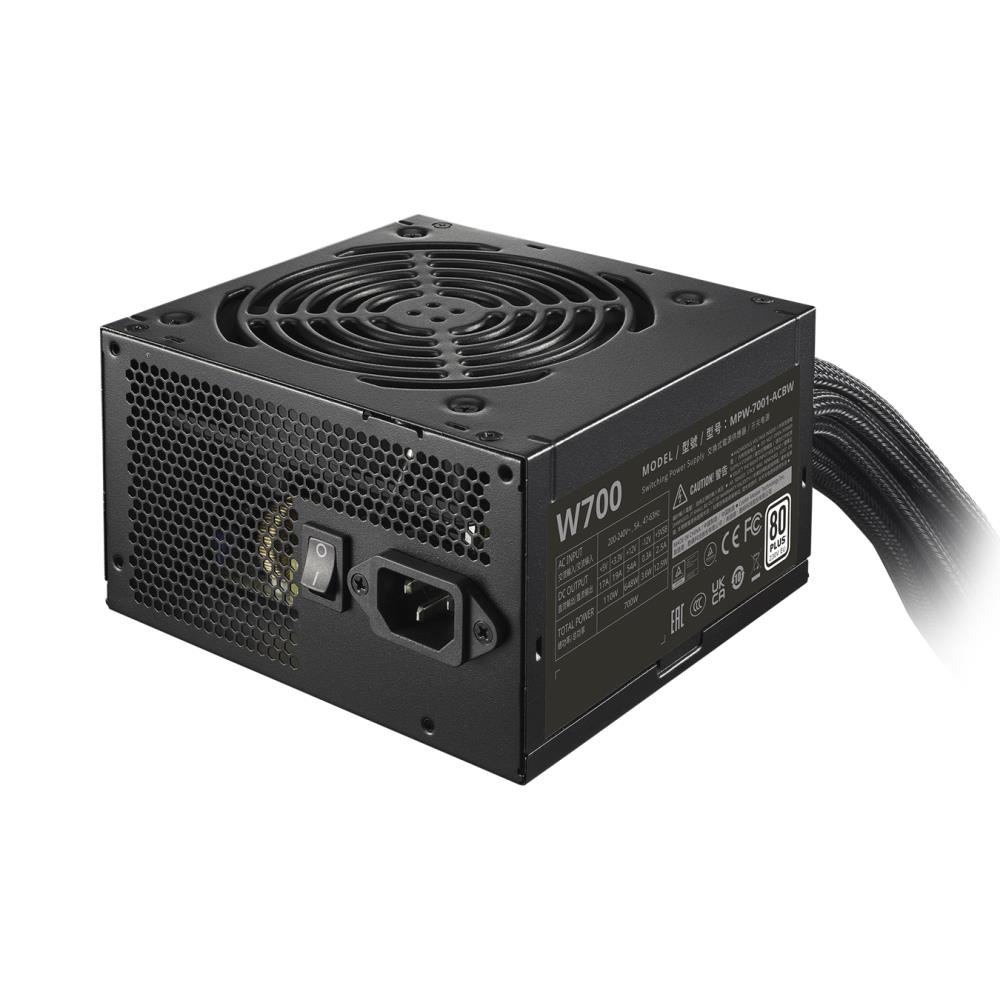 Power Supply | COOLER MASTER | 700 Watts | Efficiency 80 PLUS | PFC Active | MTBF 100000 hours | MPW-7001-ACBW-BE1