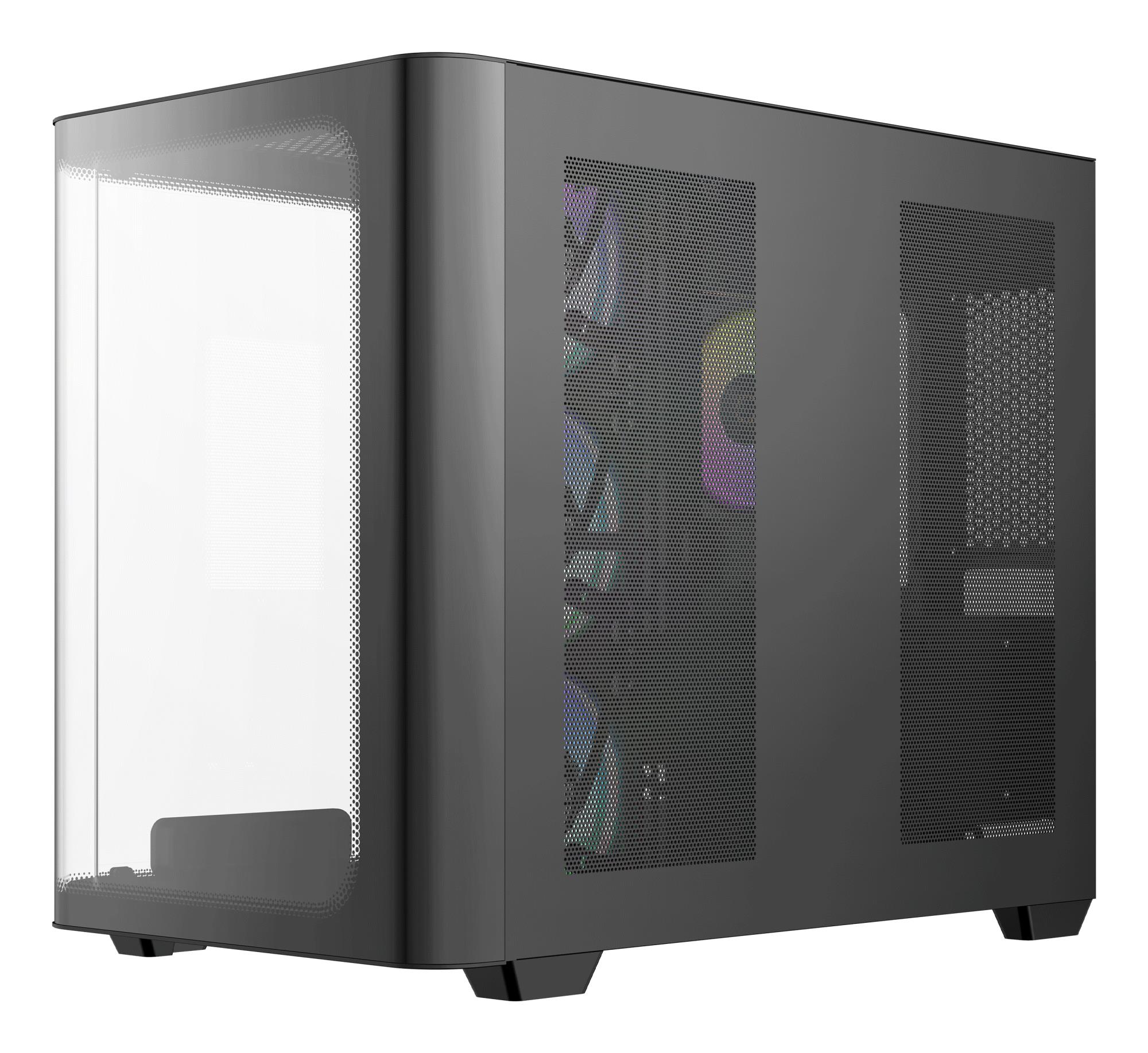 Корпус для компютера IOTA C70 BK CURVE ARGB DIGITAL (IOTA-C70-BKD400CD-GL) OCYPUS на малюнкі №4