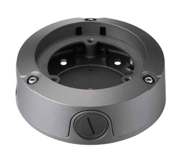 Монтажна коробка для циліндричної камери чорна SBO-126B HANWHA VISION на малюнкі №1