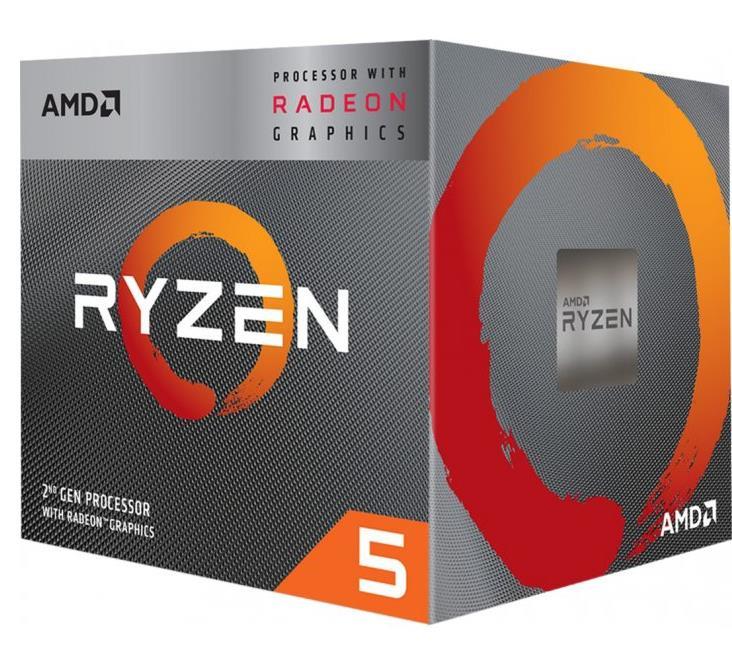 CPU | AMD | Desktop | Ryzen 5 | 4600G | Renoir | 3700 MHz | Cores 6 | 8MB | Socket SAM4 | 65 Watts | BOX | 100-100000147BOX