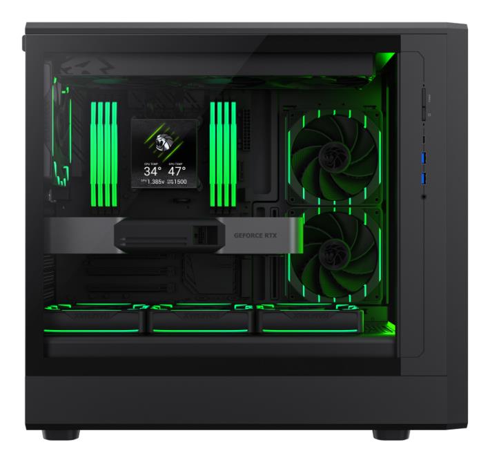 Корпус для компютера ATX W/O PSU CLAW 460 BK GAMEMAX на малюнкі №10