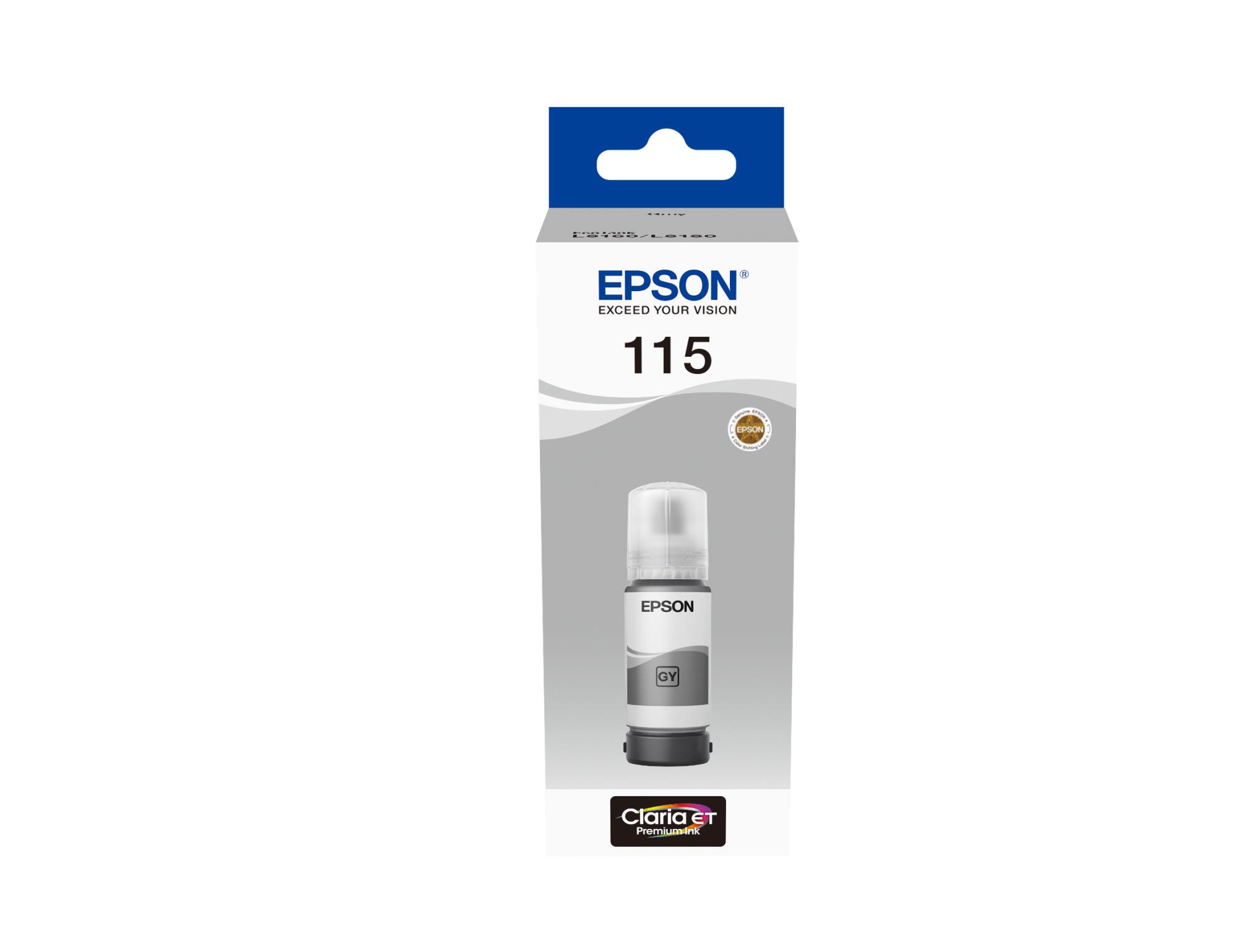 Ink Bottle Grey 115/Ecotank C13T07D54A Epson
