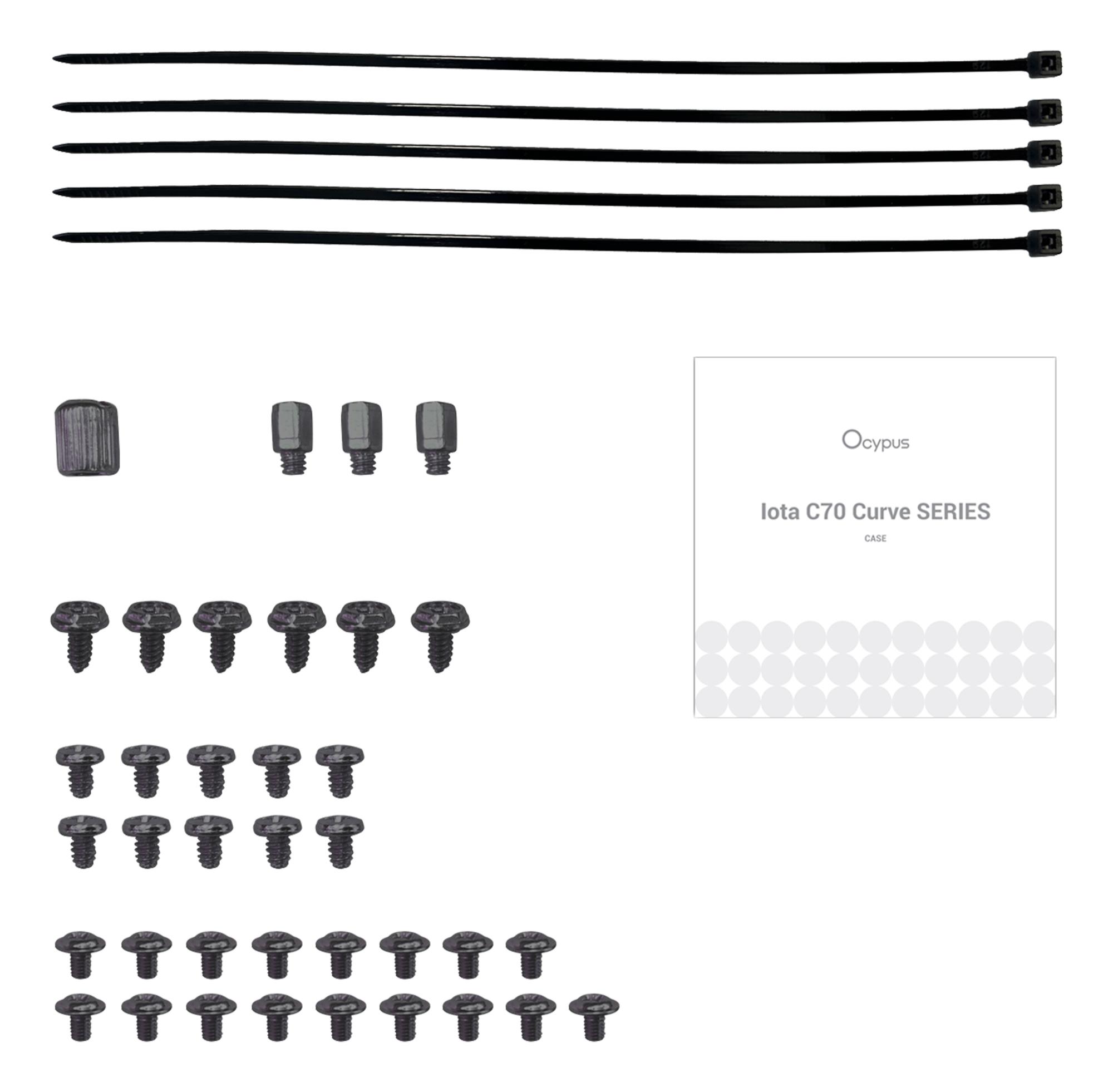 Корпус для компютера IOTA C70 BK CURVE ARGB DIGITAL (IOTA-C70-BKD400CD-GL) OCYPUS на малюнкі №10