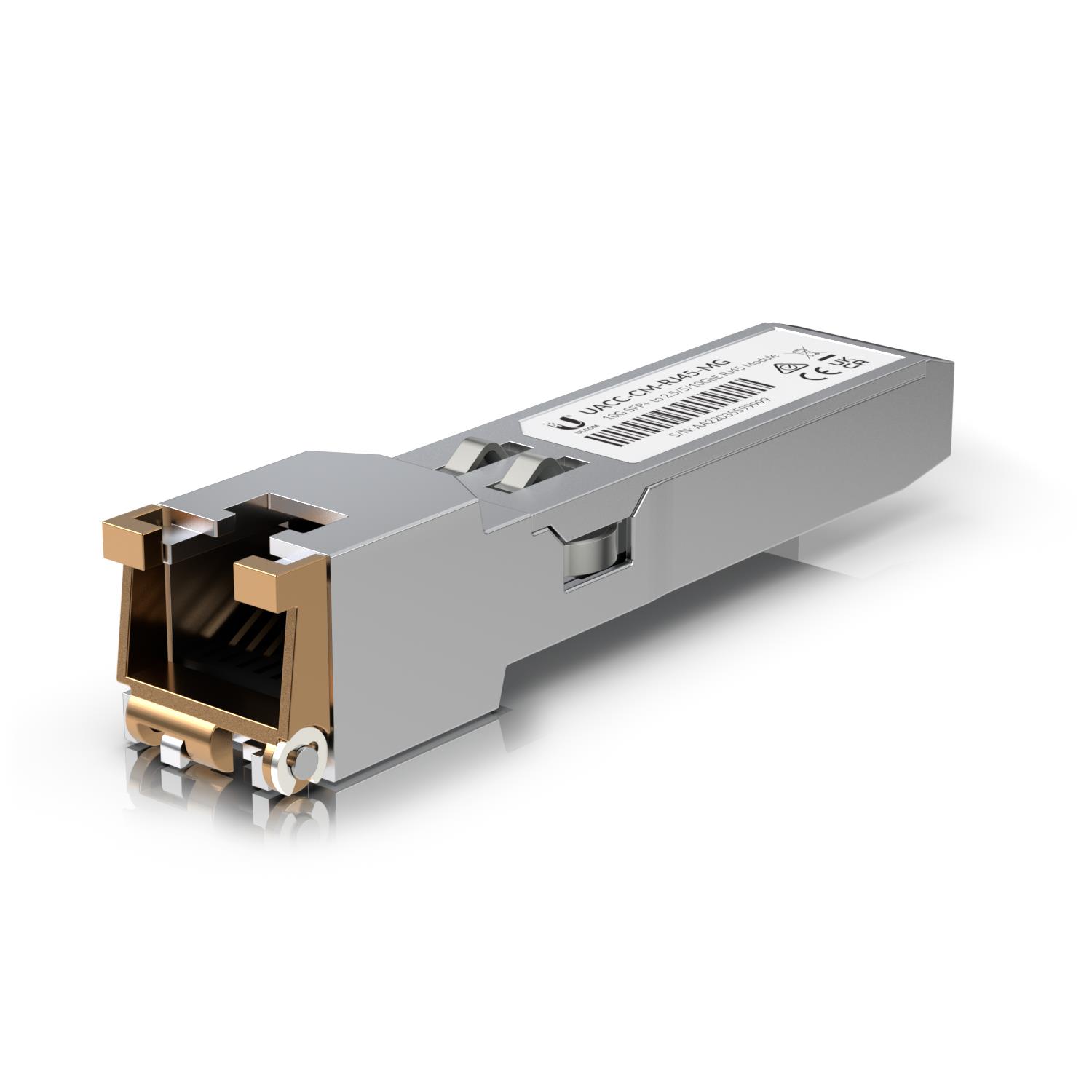 Мережевий адаптер Ethernet (SFP-модуль) UACC-CM-RJ45-MG UBIQUITI на малюнкі №1