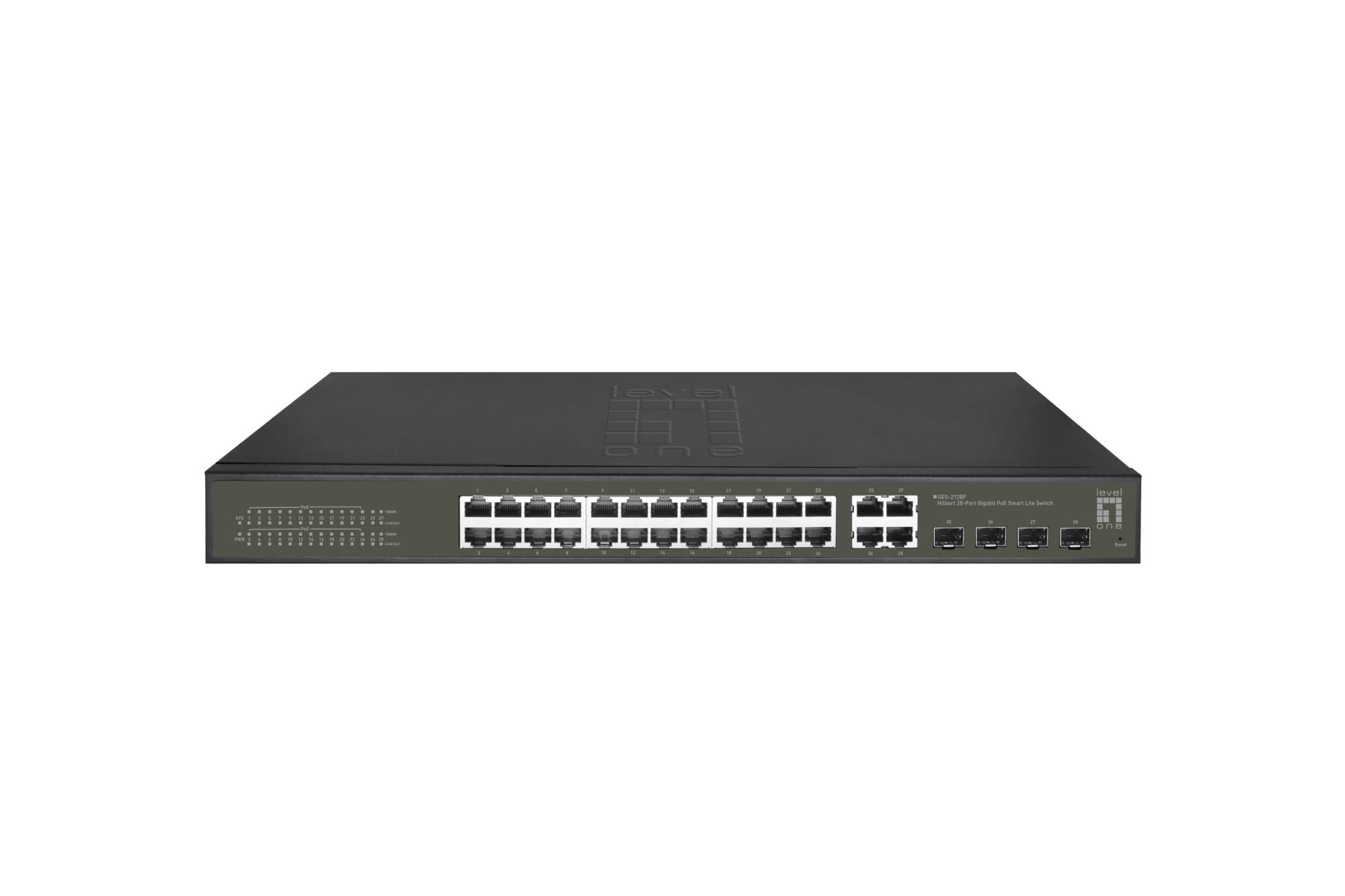 Net Switch 28PORT 24POE 1000M/GES-2128P Levelone