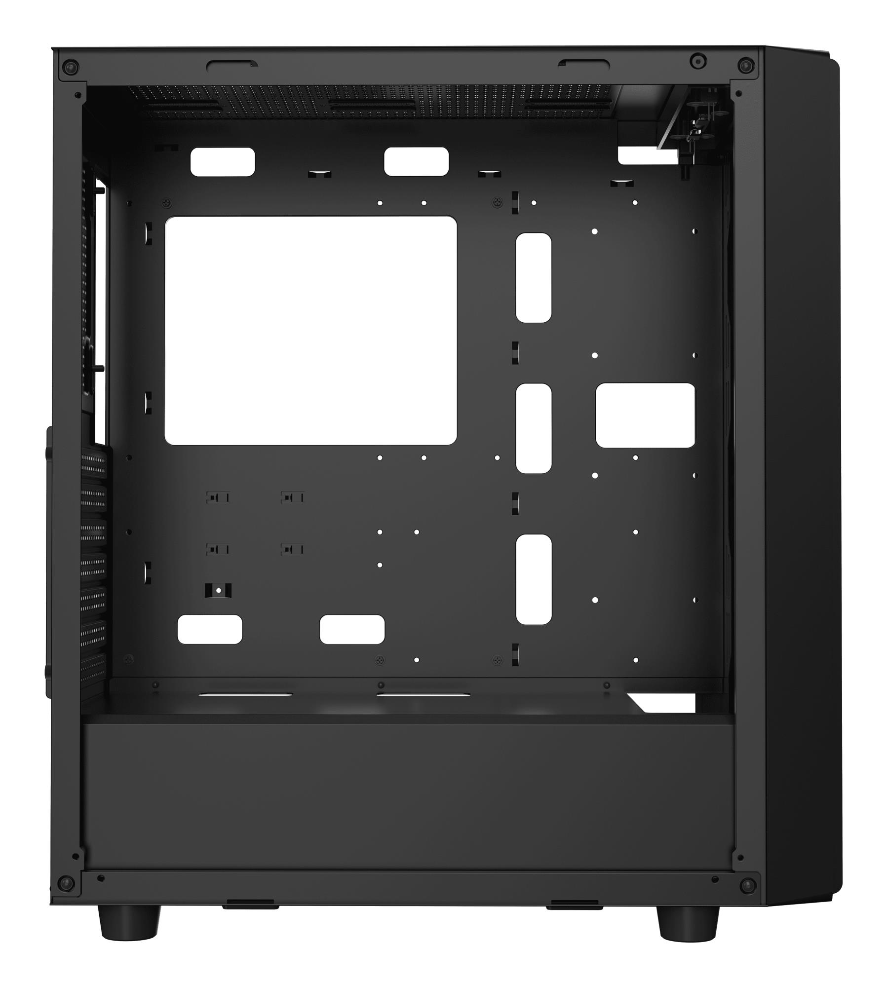 Корпус для компютера ATX W/O PSU GAMMA C70 BK (GAMMA-C70-BKG000XX-GL) OCYPUS на малюнкі №6