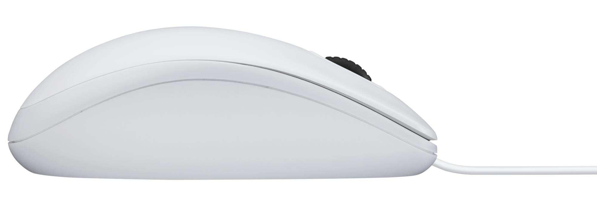 Миша Logitech B100 White (910-003360) на малюнкі №3
