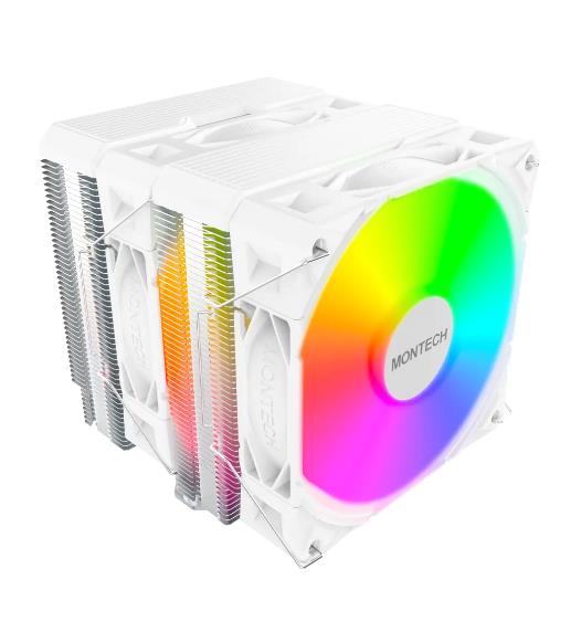 Система охолодження для комп’ютерного процесора MULTI SOCKET WHITE NX600 ARGB (W) MONTECH на малюнкі №4