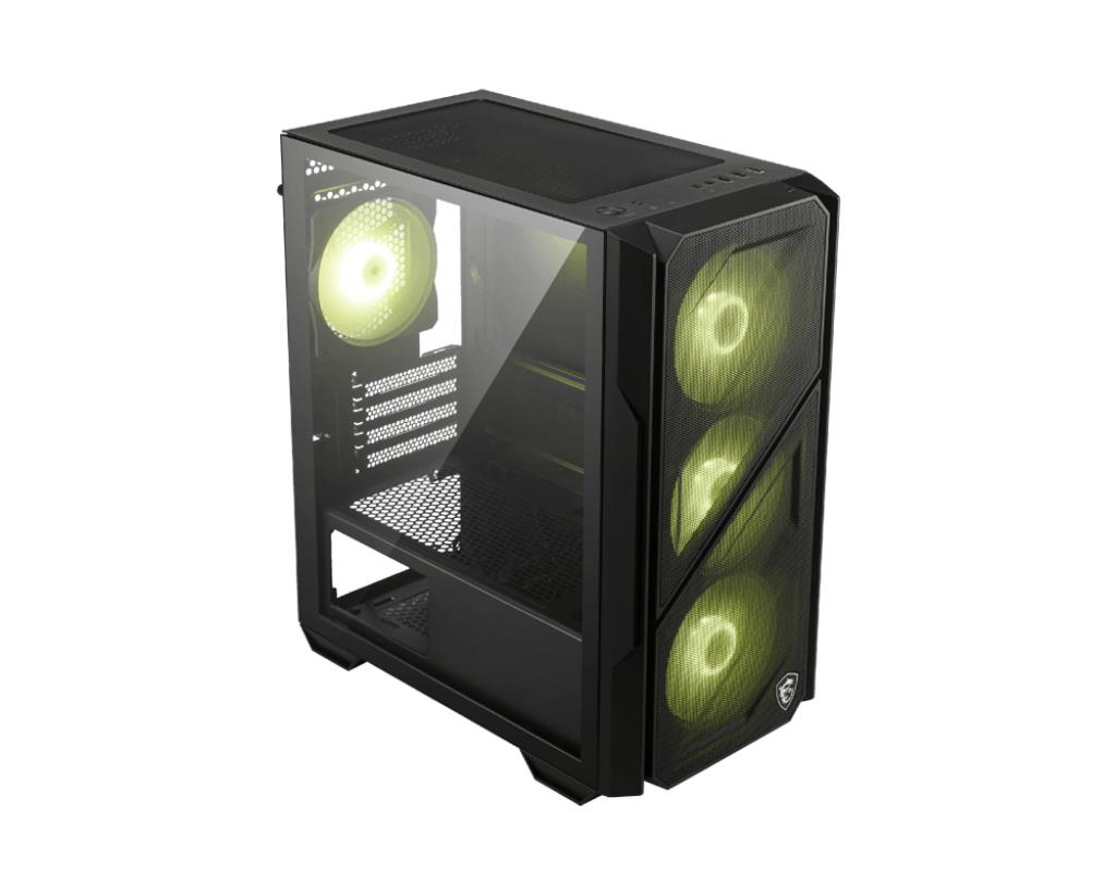 Корпус MICROTOWER MATX W/O PSU MAG FORGE M110R AIRFLOW MSI на малюнкі №3