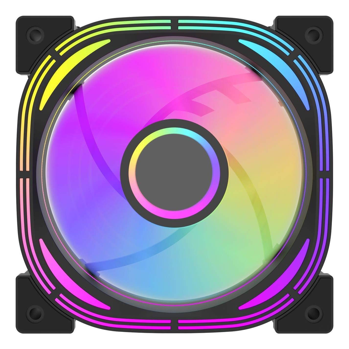 CASE FAN 120MM INF24 3IN1(PWM)/BLACK DARK FLASH