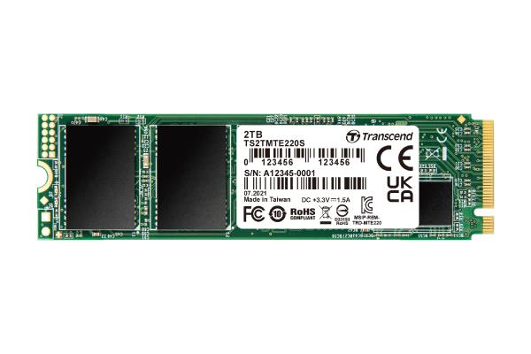 TRANSCEND 2TB PC Ie Gen3 NV Me NAND flash technology 3D NAND...