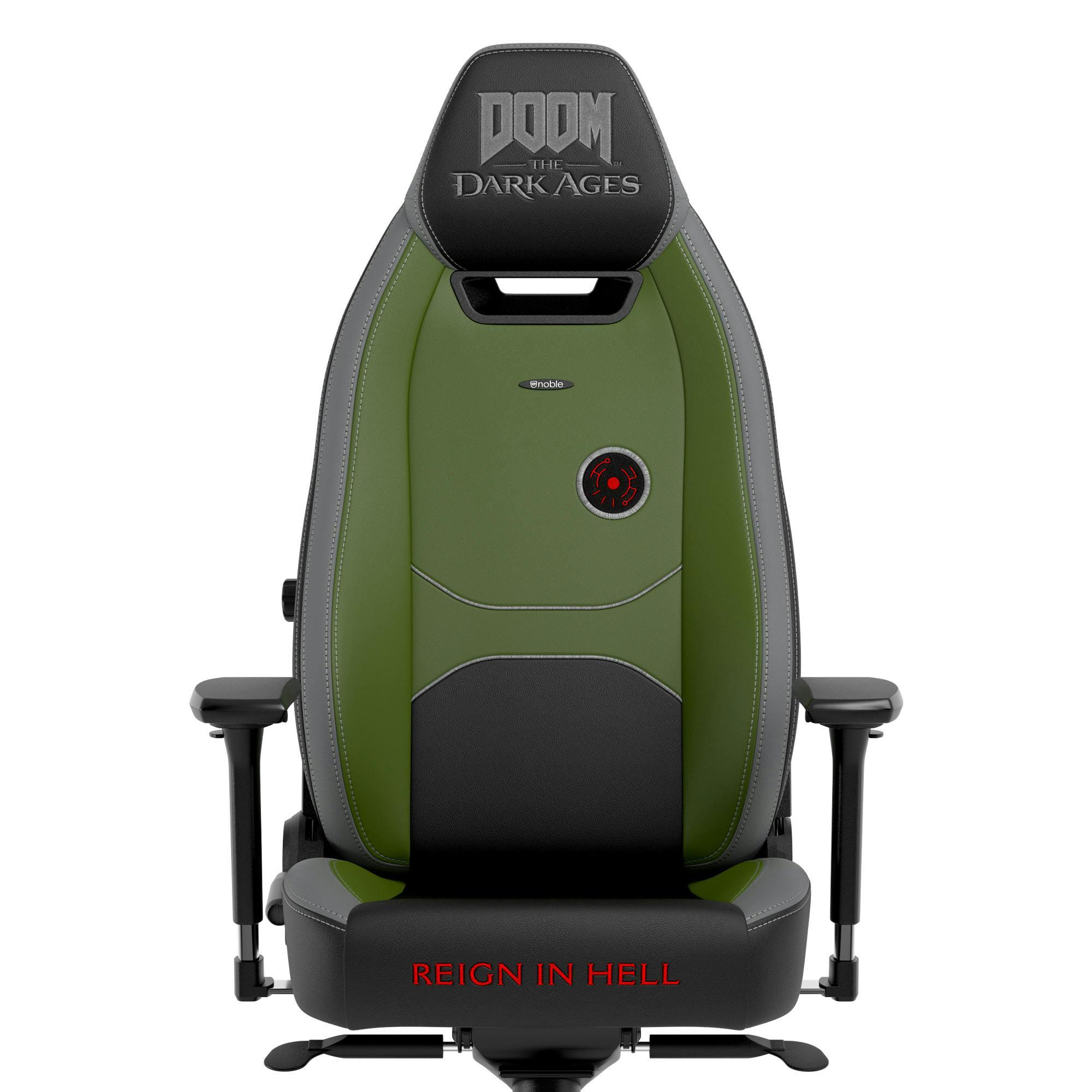 Ігрове крісло Noblechairs LEGEND DOOM the Dark Ages, зелений на малюнкі №3