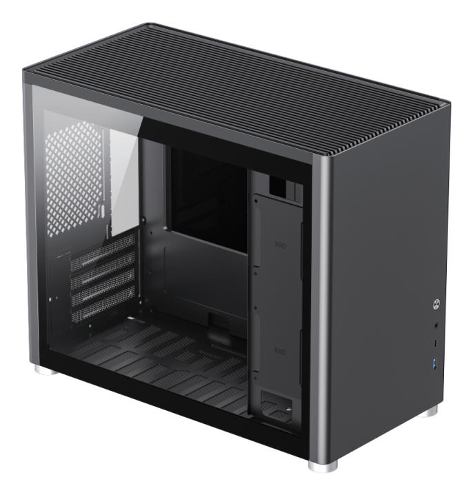 Корпус для компютера ATX W/O PSU SPARK BLACK GAMEMAX на малюнкі №4