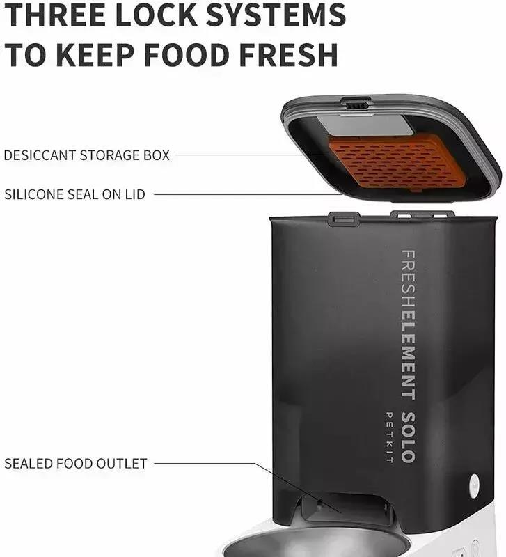 Смарт годівниця PETKIT Fresh Element SOLO P570 GREY (Білий) дивитися зображення № 5