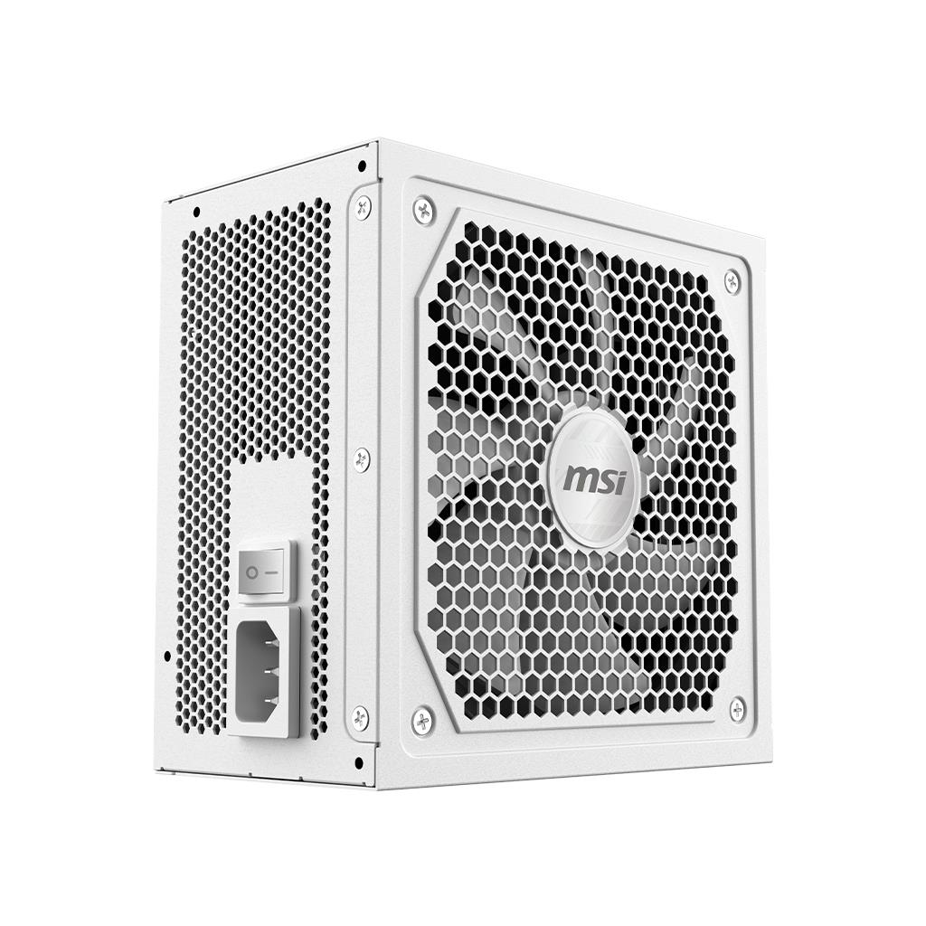 Блок живлення ATX 1000W MAG A1000GL PCIE5 WHITE MSI на малюнкі №5