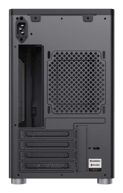 Корпус для компютера ATX W/O PSU SPARK BLACK GAMEMAX на малюнкі №14