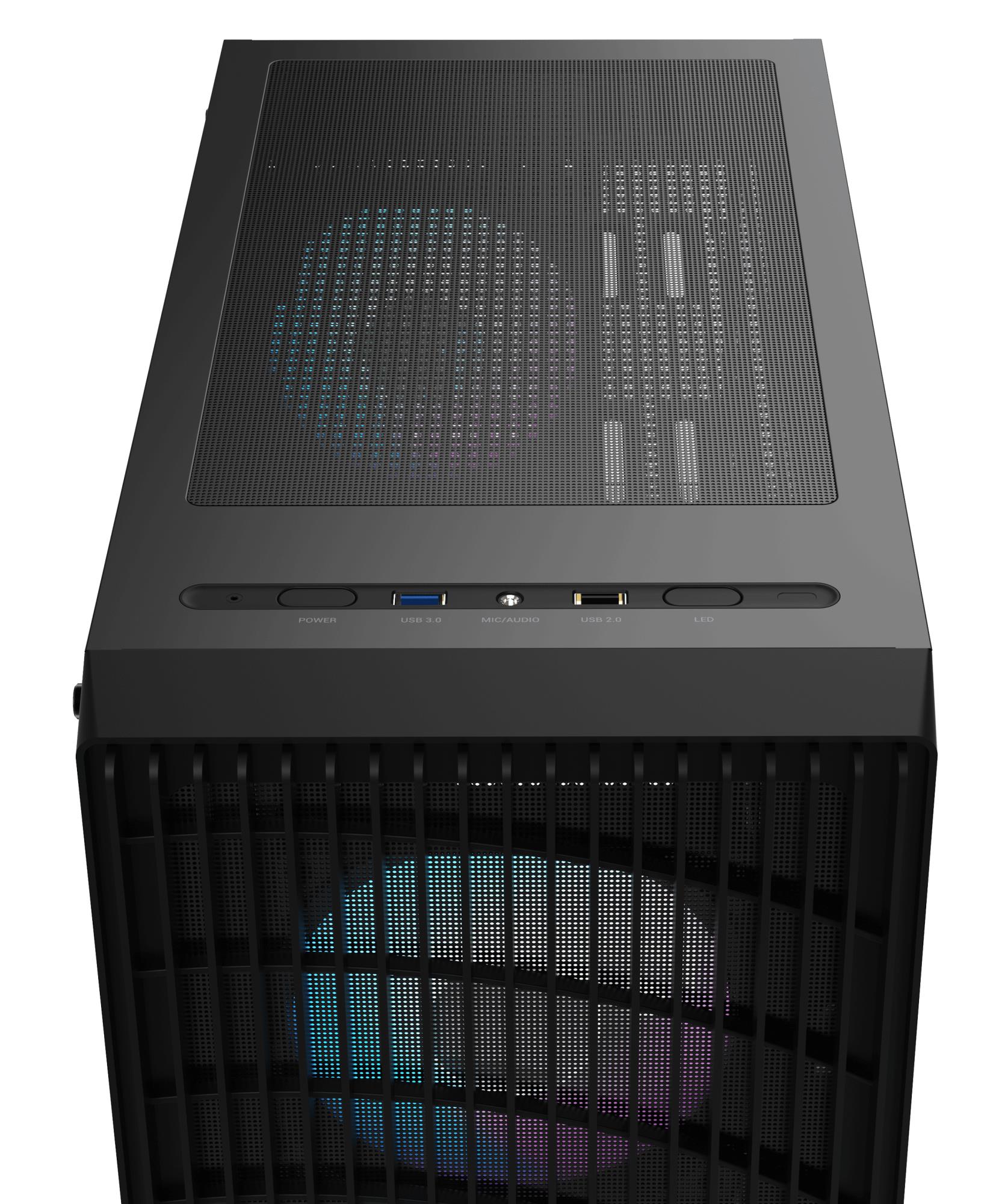 Корпус для компютера ATX W/O PSU GAMMA C70 BK ARGB (GAMMA-C70-BKG400XX-GL) OCYPUS на малюнкі №8