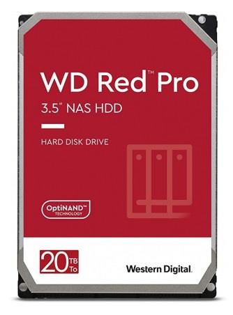 HDD | WESTERN DIGITAL | Red Pro | 20TB | SATA | 512 MB | 7200 rpm | 3,5