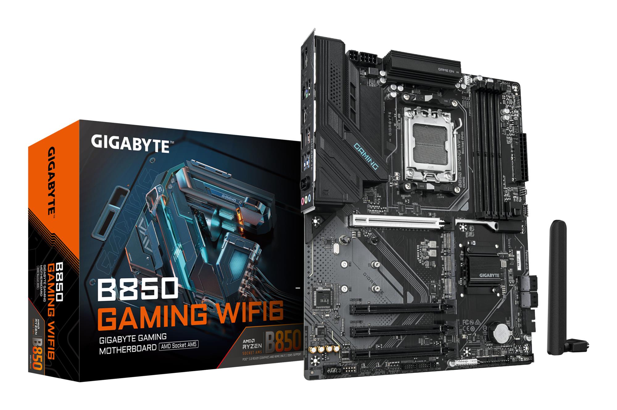 Mainboard|GIGABYTE|AMD B850|SAM5|ATX|Memory DDR5|Memory slots 4|B850GAMINGWF6