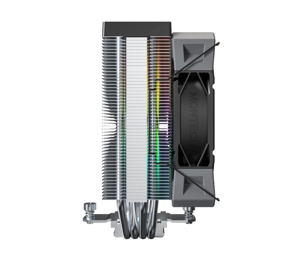 Система охолодження для комп’ютерного процесора MULTI SOCKET BLACK NX400 ARGB (B) MONTECH на малюнкі №3