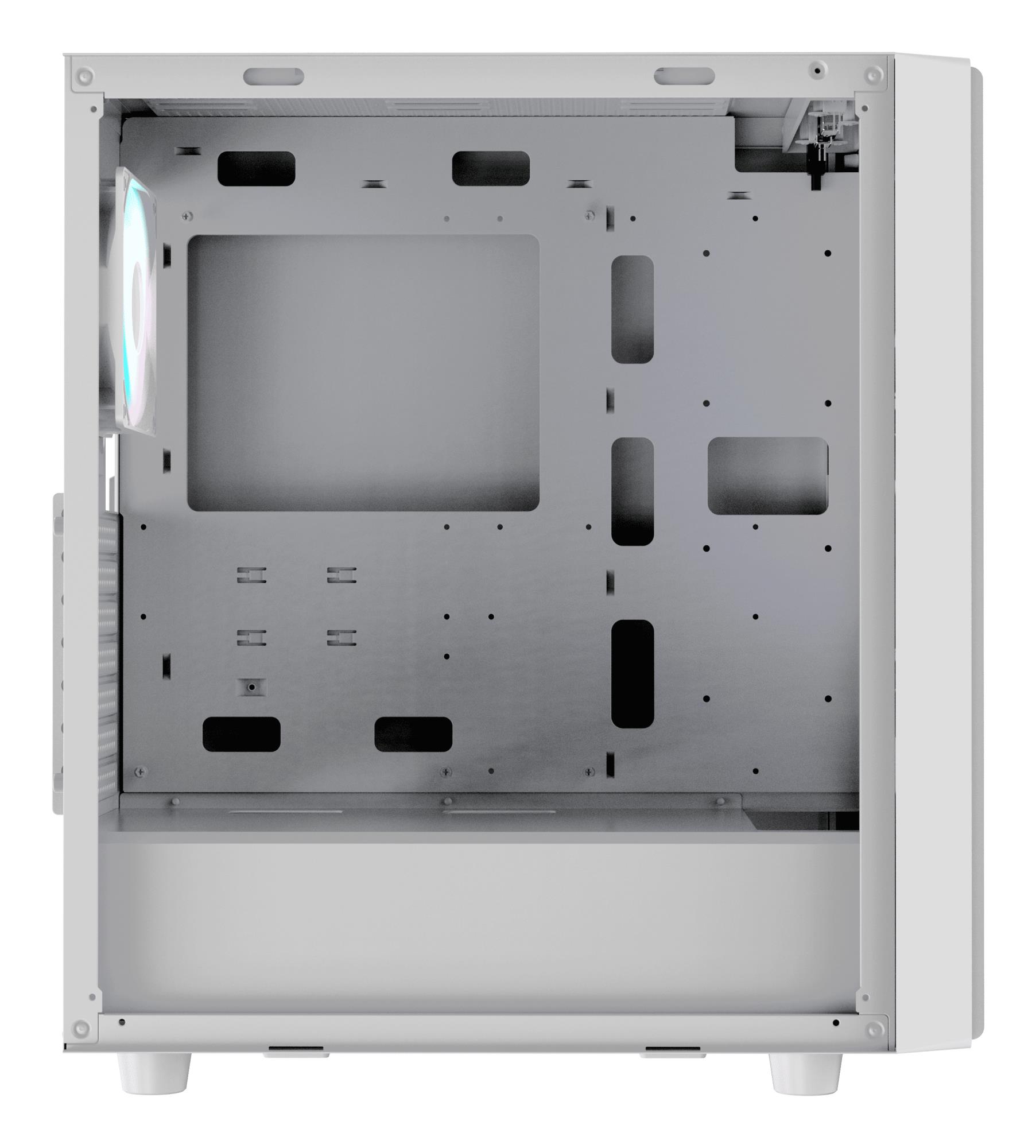 Корпус для компютера ATX W/O PSU GAMMA C70 WH ARGB (GAMMA-C70-WHG400XX-GL) OCYPUS на малюнкі №6