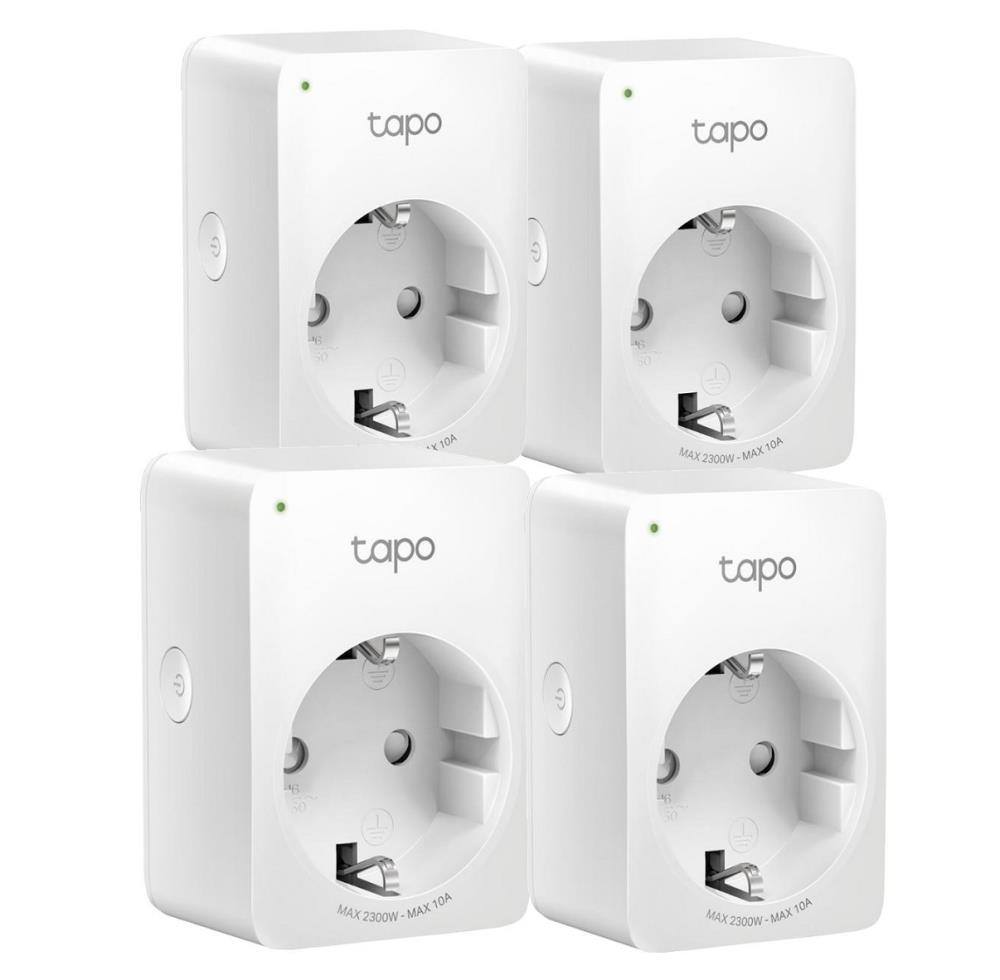 Розумна міні Wi-Fi розетка (4 шт у комплекті), Tapo P100(4-pack) на малюнкі №1
