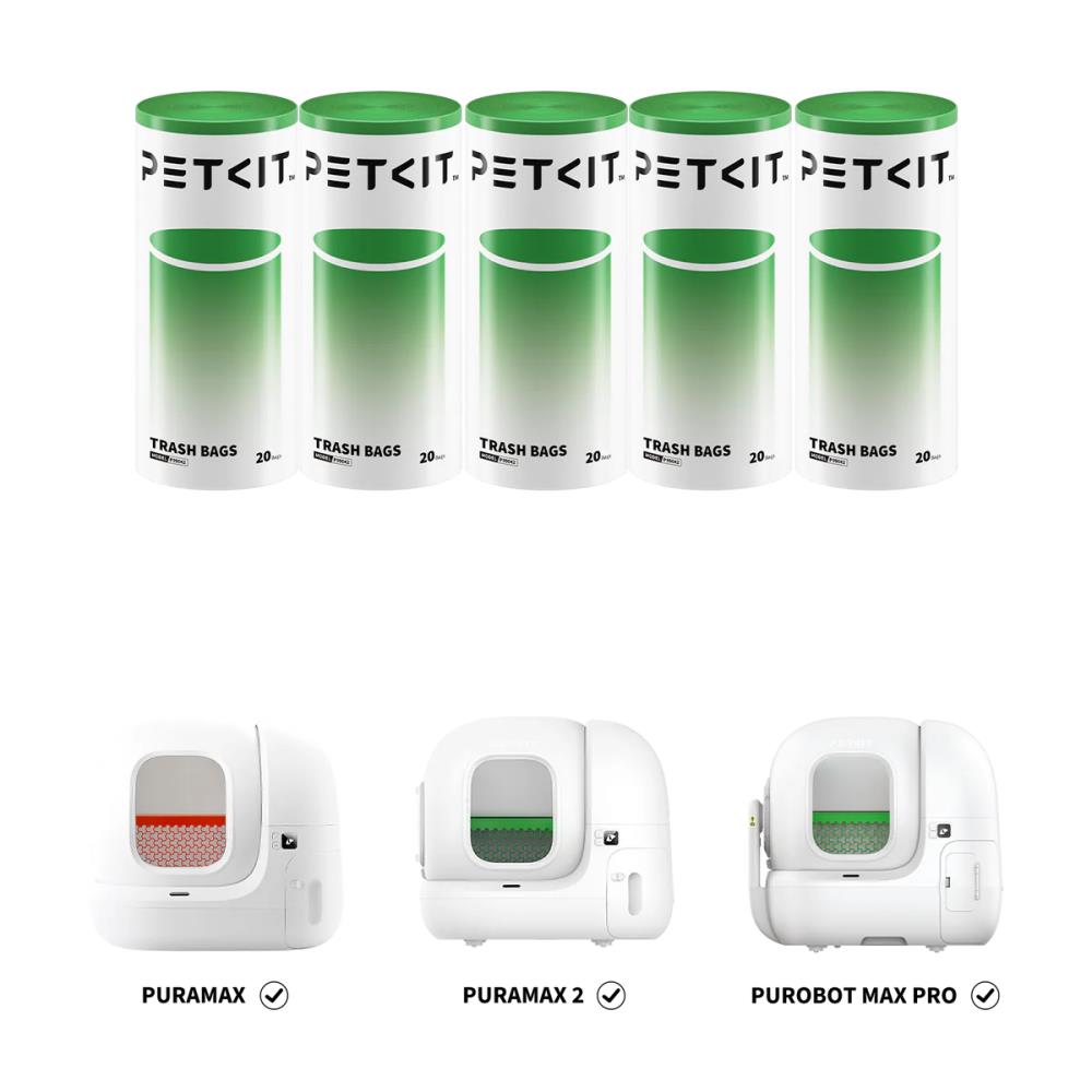 Змінні пакети PETKIT Trash Bags P99042 (Зелений) на малюнкі №1