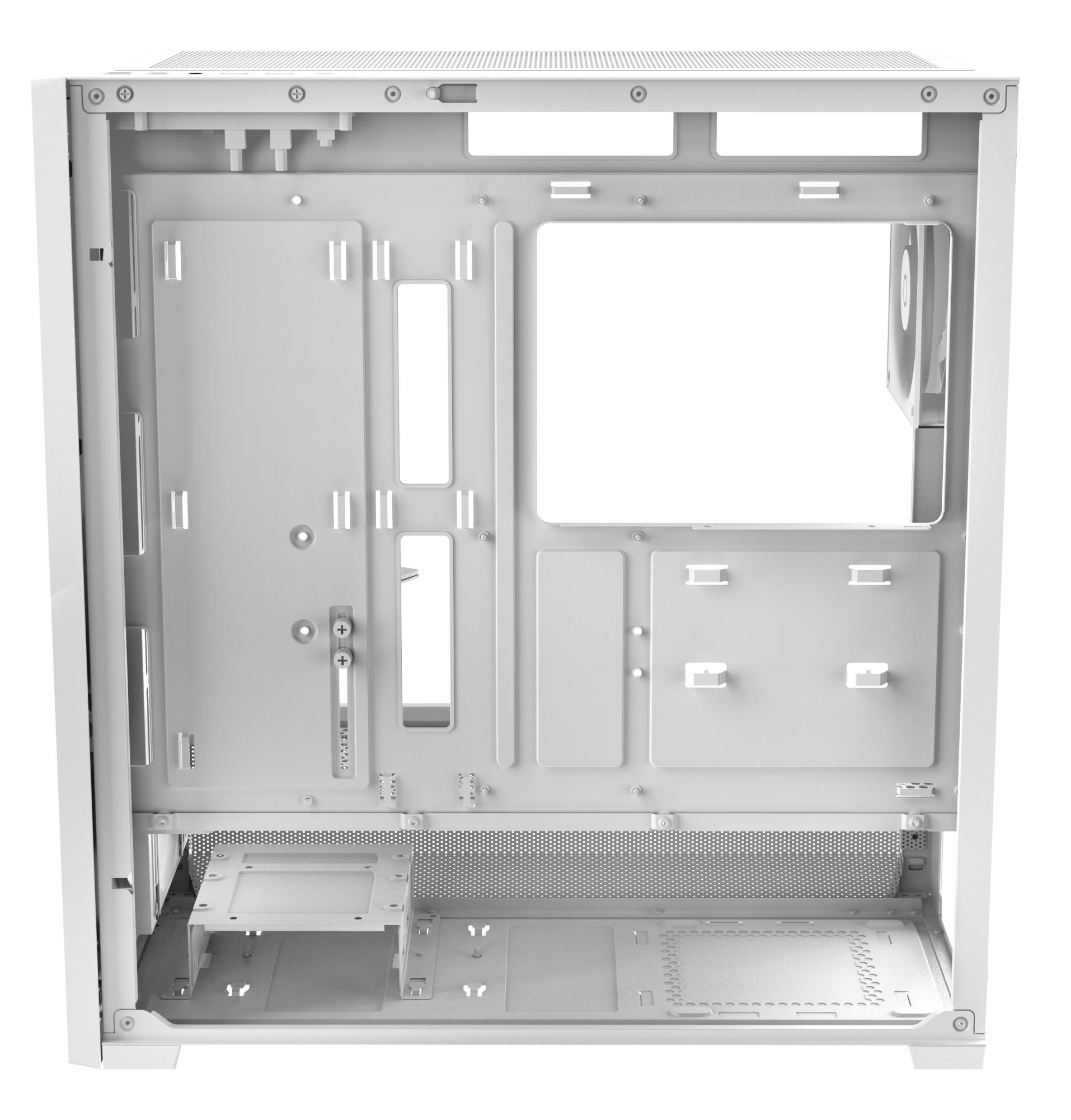 Корпус для компютера ATX W/O PSU DELTA C70 WH ARGB (DELTA-C70-WHG400XX-GL) OCYPUS на малюнкі №7