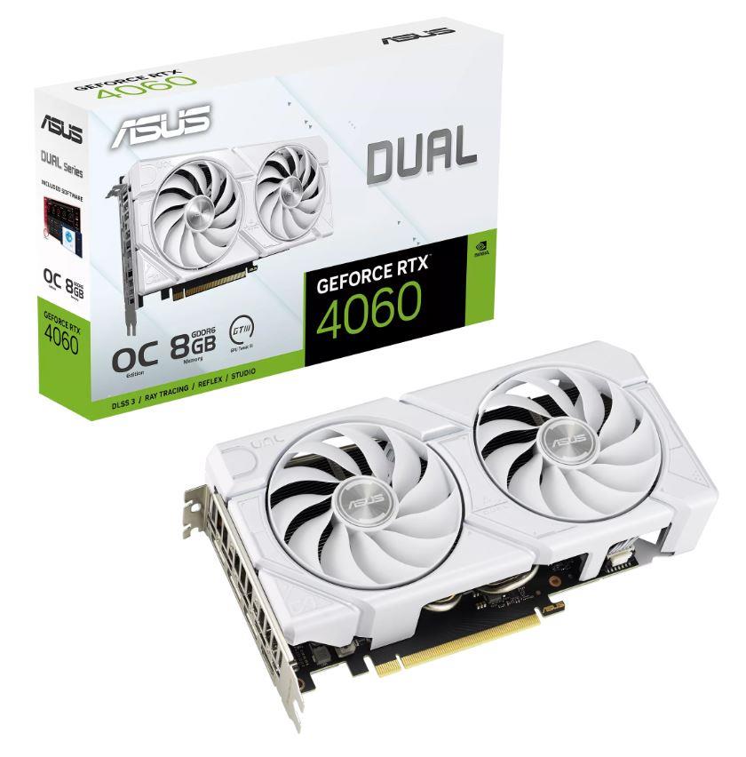 ASUS DUAL-RTX4060-O8G-EVO-WHITE