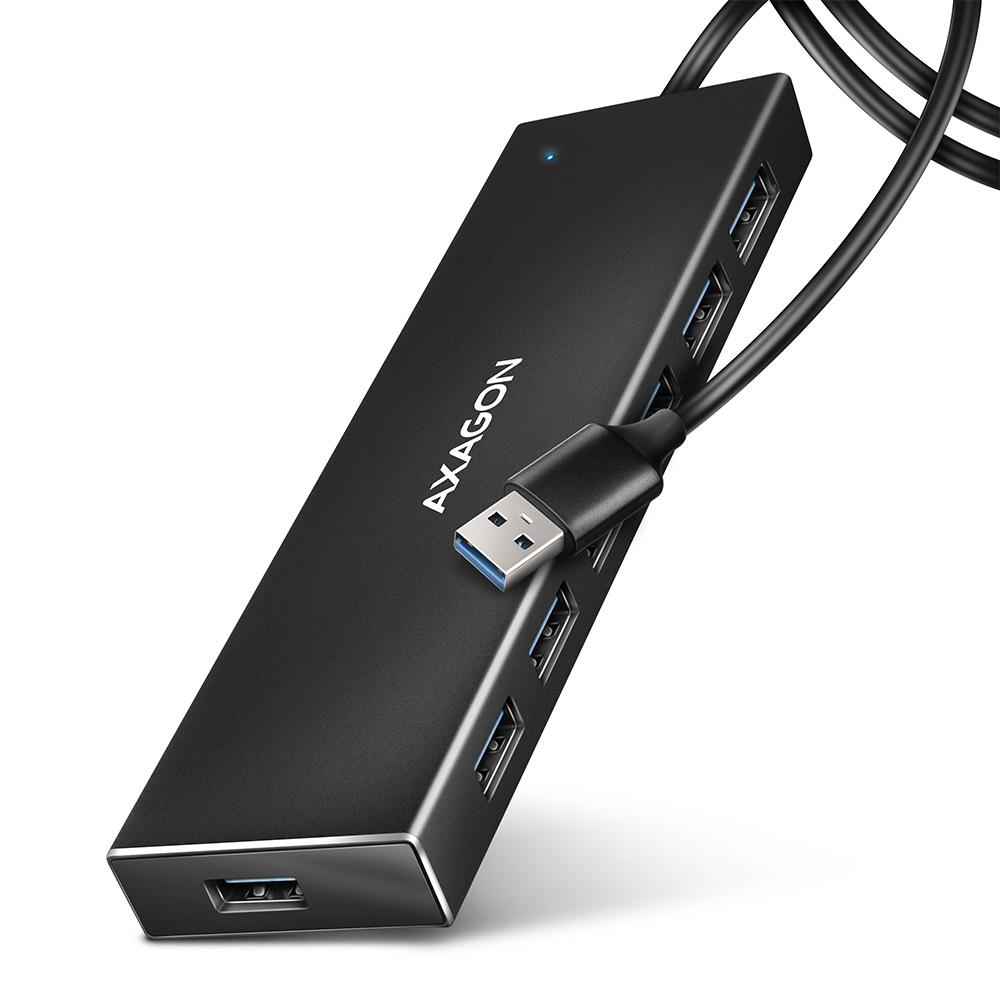 I/O HUB USB3.2 7PORT FLAT/1 M HUE-F7 A AXAGON