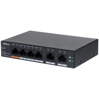 Switch | DAHUA | CS4006-4ET-60 | Type L2 | Desktop/pedestal | PoE ports 4 | CS4006-4ET-60